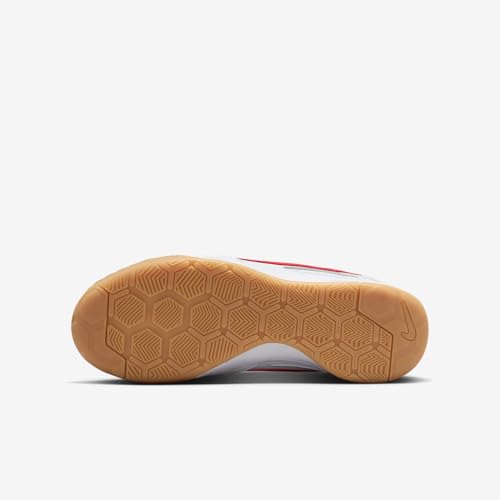 Nike Gato Big Kids' Shoes (White/Gum Yellow/University Red)2