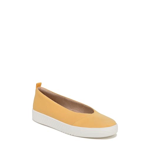 Naturalizer Soul Womens Neela Slip On Flat Amber Glow Yellow Microfiber 7.5 M