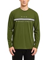 FILA Men's Maddix Tee, Chive, Small