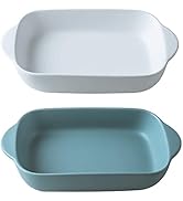Trifecta Ceramics baking dish Matte-colored rectangular casserole dish with Handle for Oven Ceram...