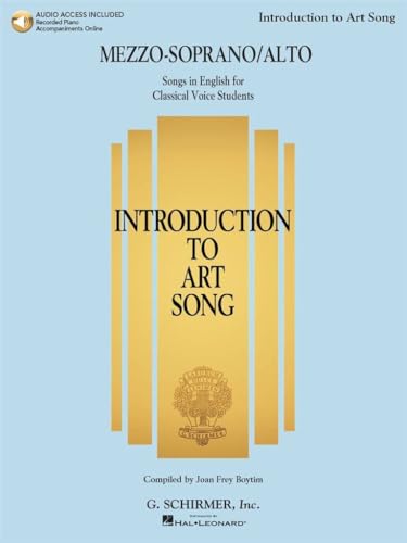 Introduction to Art Song for Mezzo-Soprano/Alto: Songs in English for Classical Voice Students