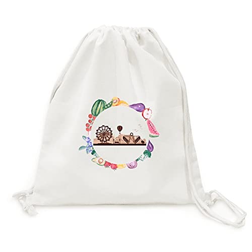 Sac en tissu pliable à sangle pour fruits et légumes idéal pour le marché du dimanche