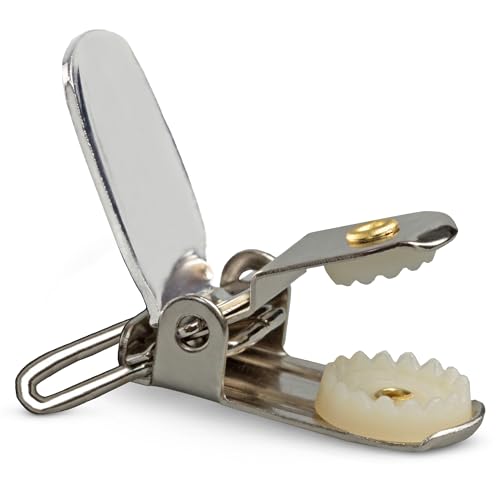 Hold’Em 1” Polished Nickel Plated Clips with SECURE PRONG TO ENSURE MAXIMUM HOLD Perfect For Making Mitten, Suspenders or - 5 Pieces