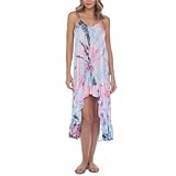 Raviya Womens Summer Dress Cover-Up Purple S