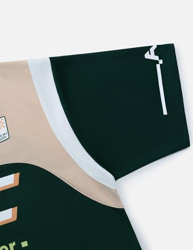 Aelfric Eden Mens Oversized Color Blocking T Shirt Racing Print Tee Vintage Streetwear Casual T Shirts Y2k Tops4