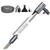 Cordless Aquarium Gravel Cleaner Vacuum: 6-in-1 Electric Fish Tank Cleaner, Rechargeable & Strong Suction Automatic Water Changer, Touch Control, Fits 5150 Gallon Tanks