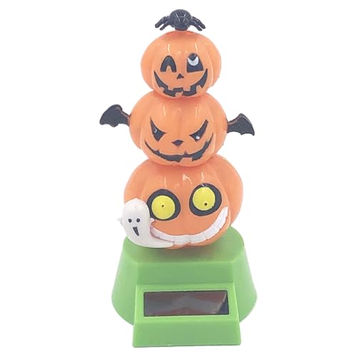 Figuras Solares Bailonas - Calabaza Bailarina con Energía Solar para Halloween,Favores De Fiesta Temporada Espeluznantes para Mujeres Hombres Niños Unisex