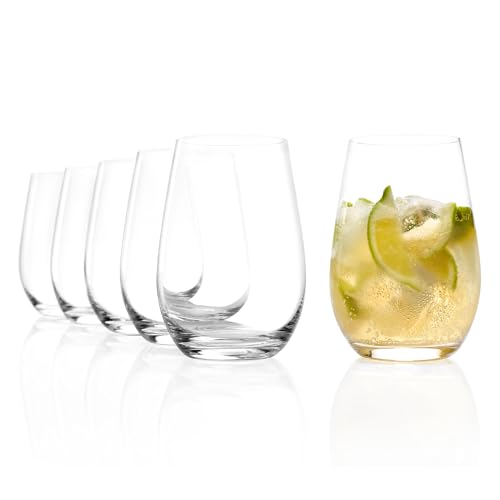 Stölzle Lausitz Becher Mix-Drink Event 6er-Set 335 ml – Allroundgläser für Saft, Wasser & Cocktails – Hochwertige Saftgläser aus Kristallglas – Trinkgläser spülmaschinen- & stoßfest, Made in Germany