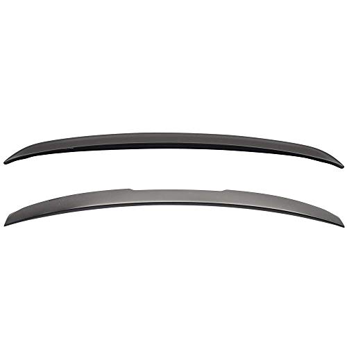 Trunk & Roof Spoiler Compatible with 2004-2010 BMW E60 5-Series Sedan, AC Style ABS Rear Deck Lip Wing by IKON MOTORSPORTS