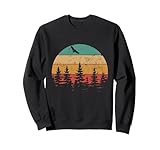 Retro Forest Trees Eagle Outdoors Nature Women Men