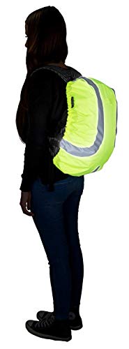 Safety Maker Reflective Backpack Cover Water-Resistant Yellow 45 L, 45L - Image 2