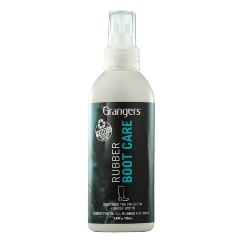 Grangers Rubber Boot Care - 5.2 fl oz Spray Bottle - Rubber Boot Conditioner to Revitalize & Protect
