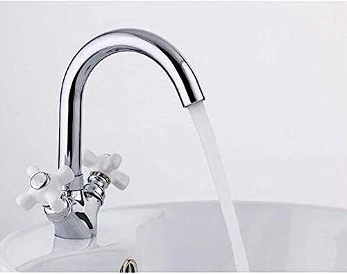 Robinet évier salle de bains mélangeur eau chaude et froide
