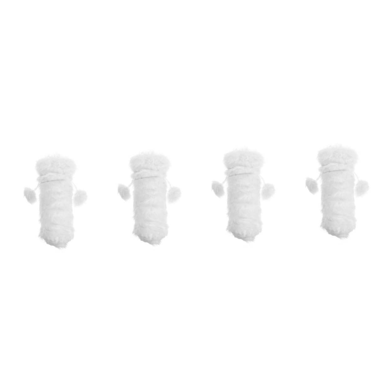 TOPBATHY 4 Pezzi di Graziosi Accessori Natalizi per Bottiglie di Vino Riutilizzabili per Decorazioni da Tavola per Feste Come Ornamento Natalizio.