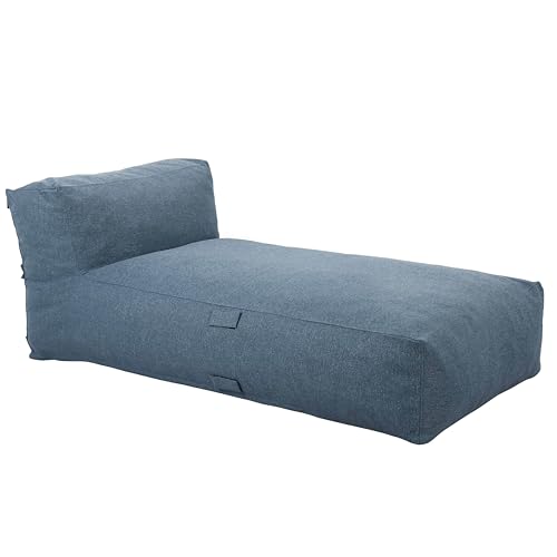 Oviala Méridienne pour Salon de Jardin modulable Bleu Pacific - Mixi