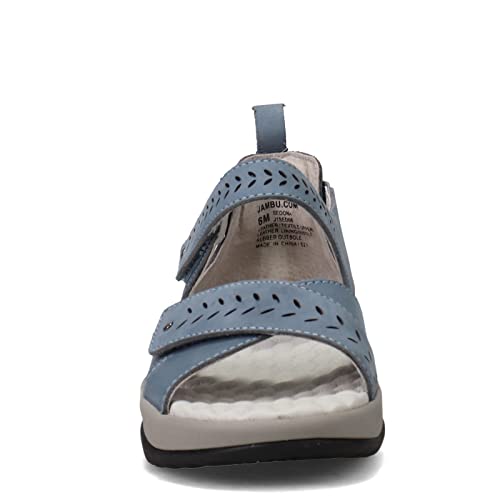 Jambu Womens Sedona Cut Out Ankle Strap Casual Sandals Casual - Red3