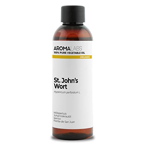Aceite de Hipérico BIO (Hypericum perforatum) - 100 mL - Macerado Oleoso Certificado Cosmos - Aroma Labs