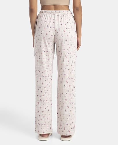 Image of Jockey RX88 Women Super Combed Cotton Printed Pyjama with Side Pockets (Colors & Prints May Vary)
