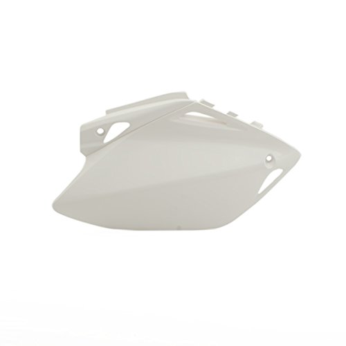Facile da montare Fianchetti laterali spoiler (coppia) tabelle laterali portanumero plastiche per CRF 450 2005/2006 bianco