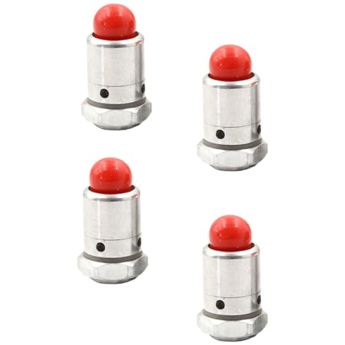 Válvulas de seguridad para olla de presión 4 piezas, válvulas de restricción de vapor de gran diámetro, piezas de repuesto para ollas de presión eléctricas para cocina doméstica miniatura 1