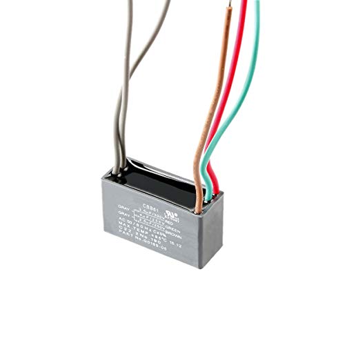 Chuangneng Ceiling Fan Capacitor Cbb61 3.5Uf+4Uf+2.5Uf 5 Wire 250V 300V Ac #TOP4
