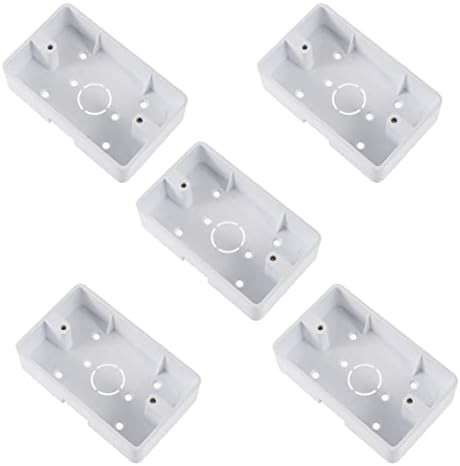 FKiZanthene 2 PCS 2 Gang Surface Mount Back Box With Four Screws, Easy - View #5