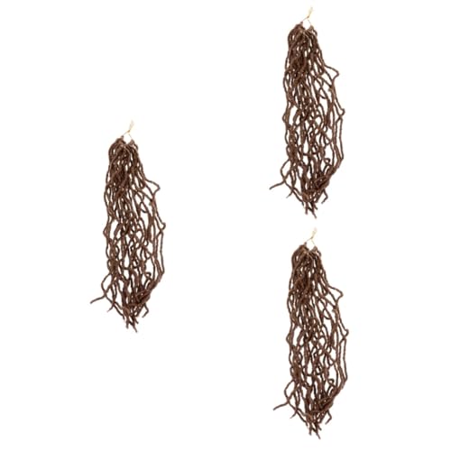 Dreadlocks fausses tresses marron pour un style naturel et élégant en toutes occasions