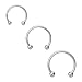 Pamido Horseshoe Hoop Nose Rings Cartilage Earring Nose Septum Nose Nostril Stainless Steel Bull Nose Ring for Women Girls Men