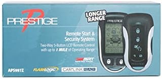 Prestige APS997Z 2-Way 5-Button LCD Remote Control w/ 1 Mile Operating Range