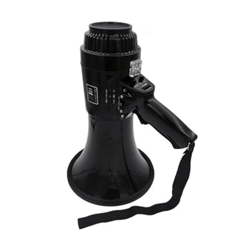 GEJINTAO 35W Portable Handheld Bullhorn Megaphone with Built-in Siren, Adjustable Volume, 20-Second Recording, Easy to Carry