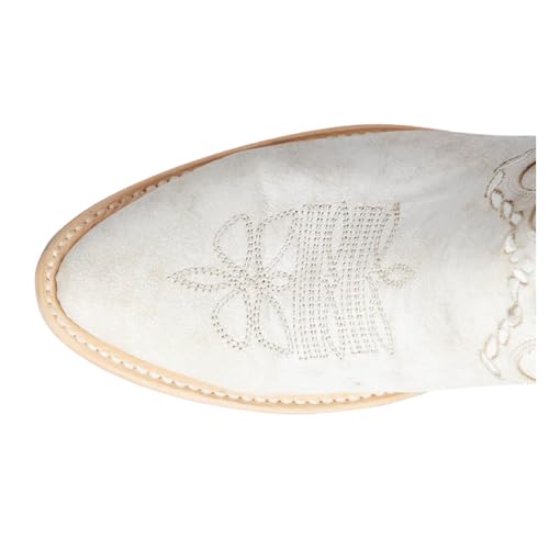 Lane Womens Sweet Memories Knee High Casual Boots Knee High Low Heel 1-2" - White4