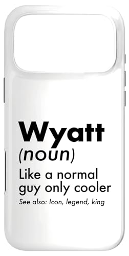 Wyatt Like A Normal Guy Only Cooler Legend King �t�@�[�X�g�l�[�� �X�}�z�P�[�X iPhone 17 Pro Max �p