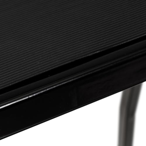 Miniatura 3 de Lolahome - Escalera Plegable De 2 Peldaños Antideslizantes De Acero Color Negro. Soporta 150 Kg. Medidas Abierta: 46x55x82 Cm. Medidas Plegada: 45x4x90 Cm. Cumple Normativa En14183