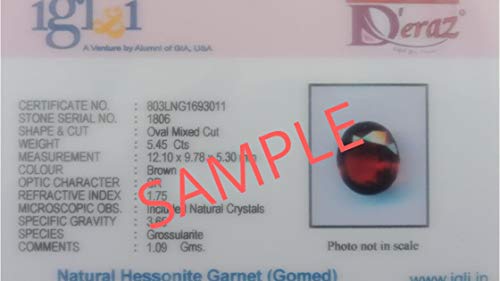 Grenat hessonite jaune certifié AAA+ pour éviter les contrefaçons - 3