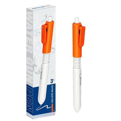 Witziger Wassersprühstift, 2-In-1 Wasserspeiender Beschreibbarer Stifte, Wasserkampf Spiel, Schulbedarf, Streich Artikel Lustig,Wasser Sprühen Für Pool Garten (A)