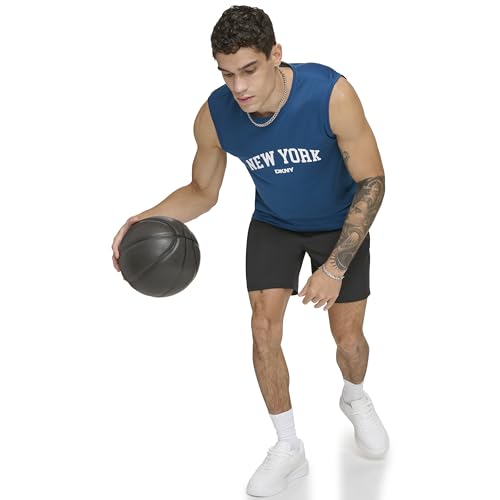 DKNY Men's Sleeveless Quick Dry 40+ Protection UPF Active Top3