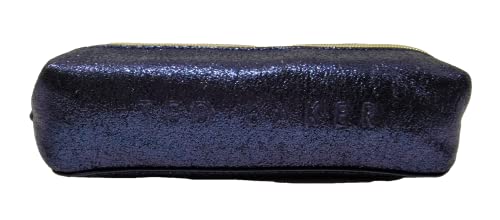 Ted Baker Aalarna Patent Saffiano Brushes Cosmetic Pencil case in Navy Glitter