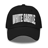 White Castle Baseball Cap White Castle Dad Hat Louisiana LA Hat Embroidered Souvenir Black
