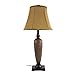 Elegant Designs LC1000-HBZ Hammered Bronze Ceramic Three 3 Pack Lamp Set (2 Table Lamps, 1 Floor Lamp)