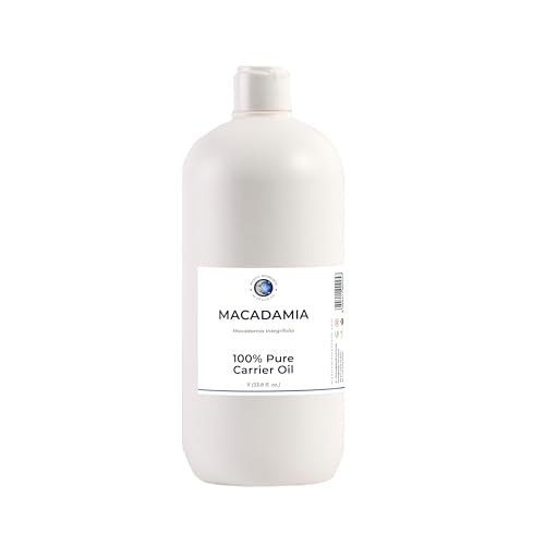 Huile de macadamia de qualité supérieure 1L Mystic Moments