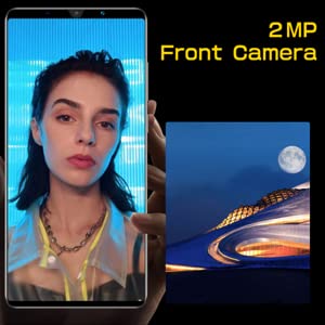 Vbestlife 5.0Inch Full Screen Smartphone, 3G Unlocked Cell Phone Ultra Thin Mobile Phone, For 6.0 Os, Quad Core Cpu, 2Gb 32Gb, Dual Sim Card Dual Standby, Hd Camera, Face Id,2200Mah(Black) #TOP3