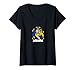 Femme Armoiries Viner - Blason de la famille T-Shirt avec Col en V
