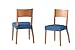 Housse pour chaise housse de chaise assise 24x30x6 cm Bleu ciel, 2 Unités