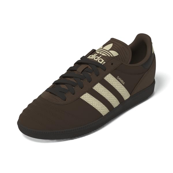 adidas PREBRN/SANSTR/DBROWN Unisex Samba JP Preloved brownSand strata/Dark Brown 7.5 US, Wide Men