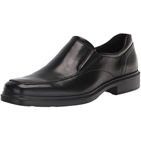 ECCO Men's Helsinki 2.0 Apron Toe Slip-On Loafer, Black, 11-11.5 Cover