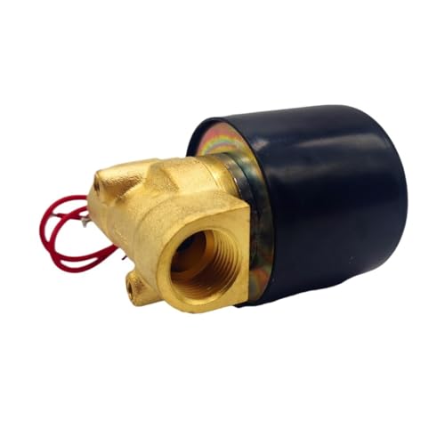 Válvula solenoide G de aluminio con bobina integrada para control preciso de helio 5