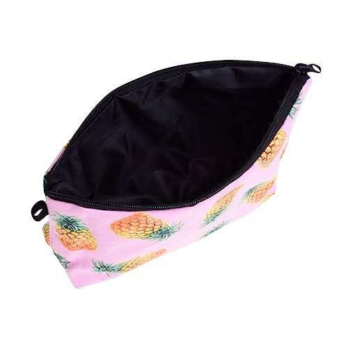 DECORNIJIA Bolsa De Almacenamiento De Cosméticos Piña Neceser De Viaje Portátil para Maquillaje y Artículos De Organizador para Mujeres