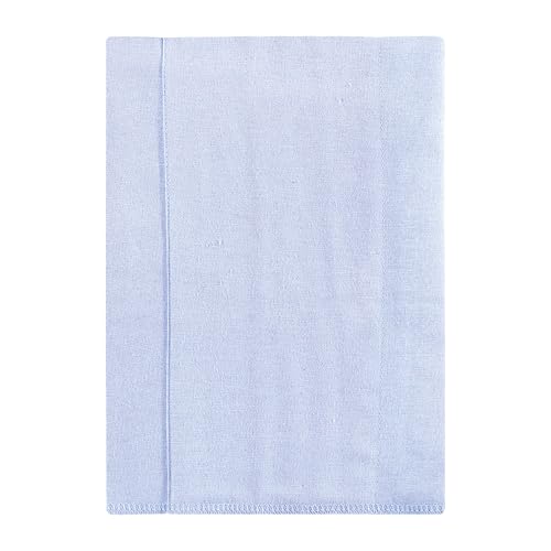 Image of Hudson Baby Unisex Baby Cotton Flannel Burp Cloths 4-Pack, Blue Cosmos, One Size