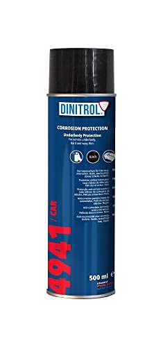 DINITROL 4941 Black Underbody Chassis Selbstheilende Wachsschutzbeschichtung 1 x 500 ml Aerosol
