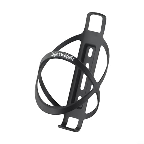Portabidón de fibra de carbono para bicicletas, diseño ligero, sujeción segura, soporte para bicicleta de 18 g